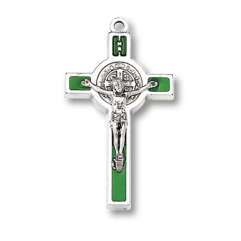 Kríž kovový, zelený
