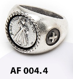 Prsteň s kovovou medailou AF 004.4