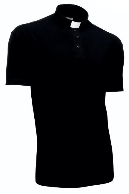 Polokošeľa čierna 4XL