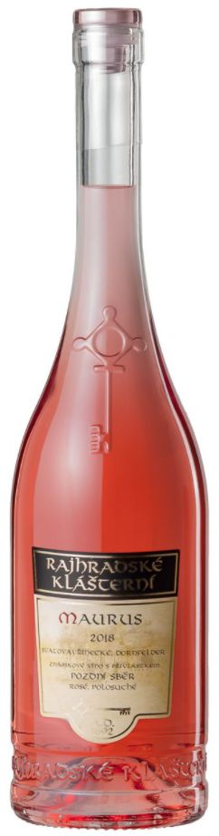 Kláštorné víno Maurus (Svätovavrinecké + Dornfelder) rosé 2019 ps. exclusive