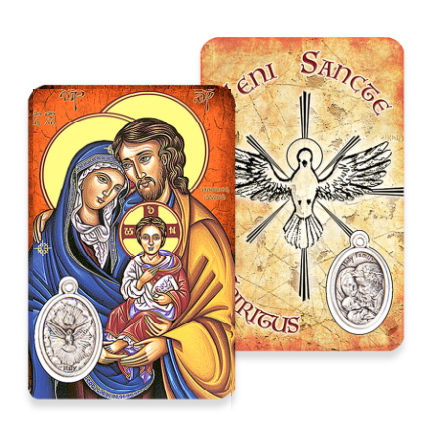 Kartička - Svätá rodina, Duch svätý
