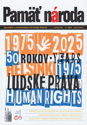 Časopis Pamäť národa 1/2025