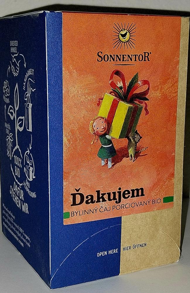 Čaj BIO Ďakujem