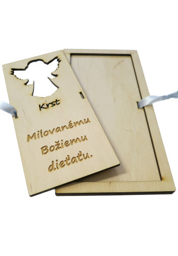 Drevená obálka (Z5) Milovanému Božiemu dieťaťu