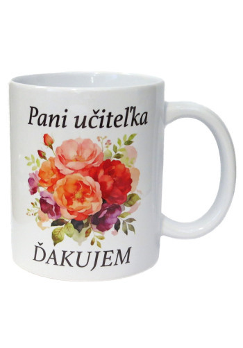 Hrnček - Pani učiteľka ďakujem