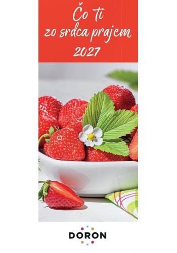 Kalendár záložkový 2027 - Čo ti zo srdca prajem