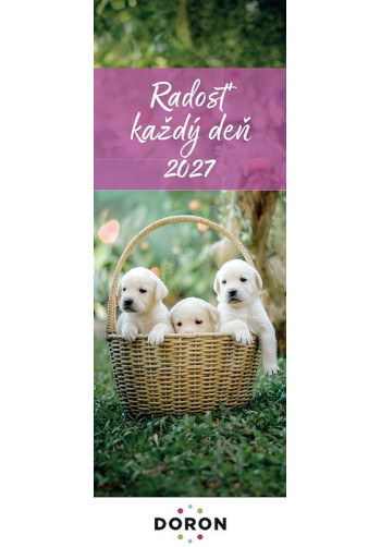 Kalendár záložkový 2027 - Radosť každý deň
