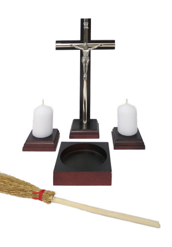 Komplet drevený s lištou (00-20L) - tmavý