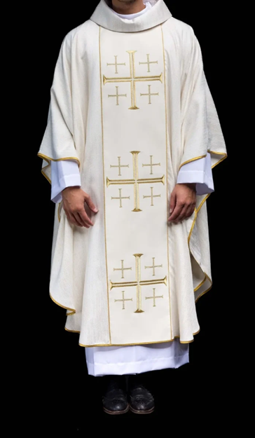 Ornát krémový