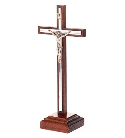 Kríž s lištou na postavenie (C36.24.02) - hnedý