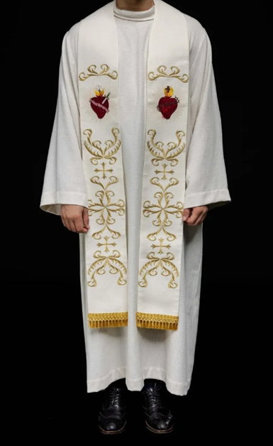 Štóla krémová