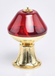 Lampa olejová - èervená 1485