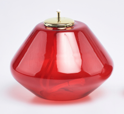 Lampa olejová 1491/červená