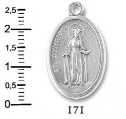 Medailn Sv. Dymphna, muenka 171-MED