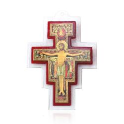 Kríž sv. Damiána, červený