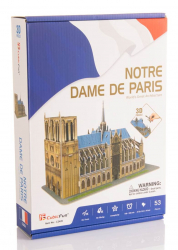 Puzzle 3D - Katedrla Notre Dame v Pari C242H