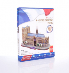 Puzzle 3D - Katedrla Notre Dame v Pari MC054