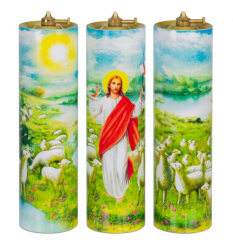 Sviece olejov Triptych Vek noc