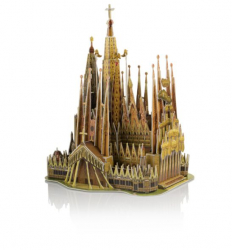 Puzzle 3D - Chrám Svätej Rodiny v Barcelóne