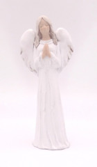 Anjel sadrový (213) - biely
