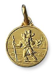 Zlat� medail�nik, sv. Kri�tof
