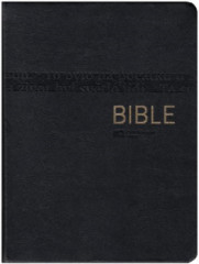 Bible EP s DT, stedn formt, mkk vazba, ern, luxus