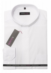Košeľa biela POPELINA, 55% bavlna, krátky rukáv, veľ. XL