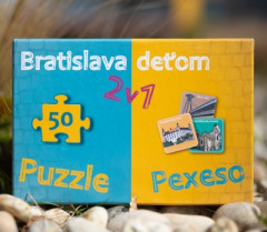Bratislava deom 2v1 Puzzle a Pexeso