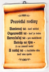 Citt na dreve (704): Pravidl rodiny