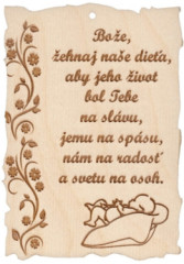 Citt na dreve (71): Boe, ehnaj nae diea...