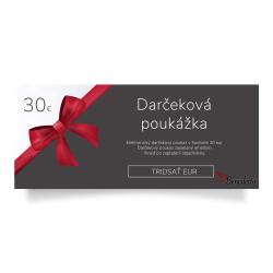 Elektronick darekov poukaz v hodnote 30 eur