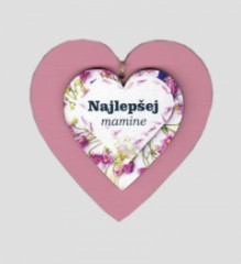 Dreven� srdce: Najlep�ej mamine (magnetka)