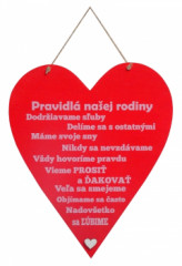 Dreven srdce: Pravidl naej rodiny - erven