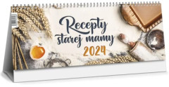 Kalendár 2024 (stolový) Recepty starej mamy / PG