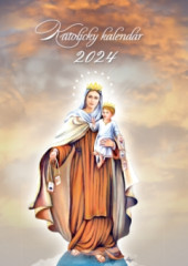 Katol�cky kalend�r 2024 (n�stenn�) - so sv�t�mi / ZAEX