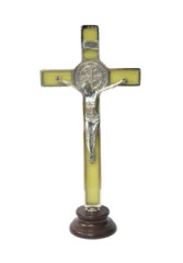 Kr� na postavenie (PG270F) Benedikt�nsky - strieborno-fosforov�