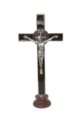 Kr� na postavenie (PG270.MA) Benedikt�nsky - strieborno-hned�