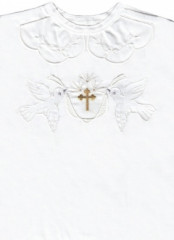 Krstová košieľka (3071) - biela