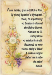 Magnetka (95) Pane Je�i�u, ty si m�j Boh a P�n.