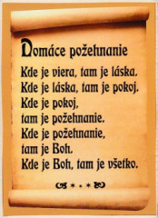 Magnetka drev. (841) - Domce poehnaie