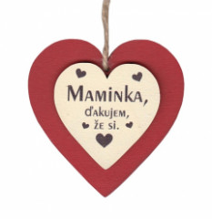 Magnetka drev. (MZ021-4) Maminka, akujem...