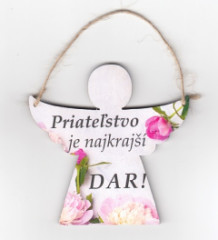 Magnetka drev. (MZ025-2) Priatestvo je najkraji dar!