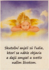 Magnetka drev. Skuton anjeli s udia...