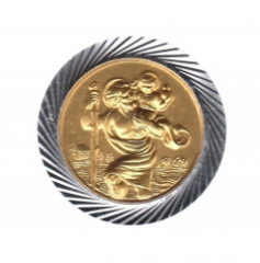 Magnetka kov. (9024A) sv. Kritof - zlat