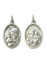 Medail�n (MES003) Sv�t� rodina / Sv�t� Jozef - strieborn�
