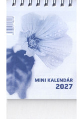 Mini kalend�r 2027 (stolov�) / GW - modr�