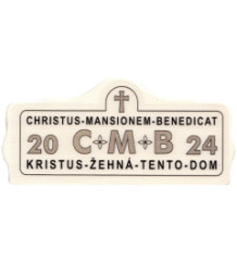N�lepka dreven� KRISTUS-�EHN�-TENTO-DOM 2024