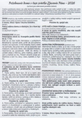 Nlepka s poehnanm prbytku - 2026