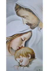 Obraz na dreve (4525) Svt rodina