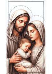 Obraz na dreve (S211) Svt rodina